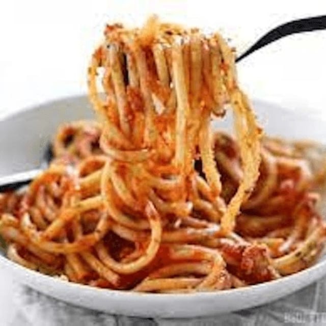 Side of Pasta With Tomato Sauce.