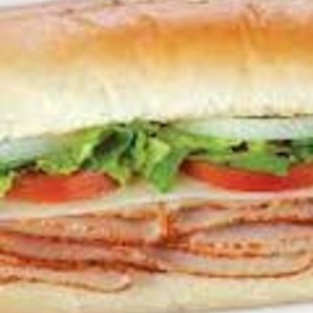 Turkey and Provolone Sandwich.