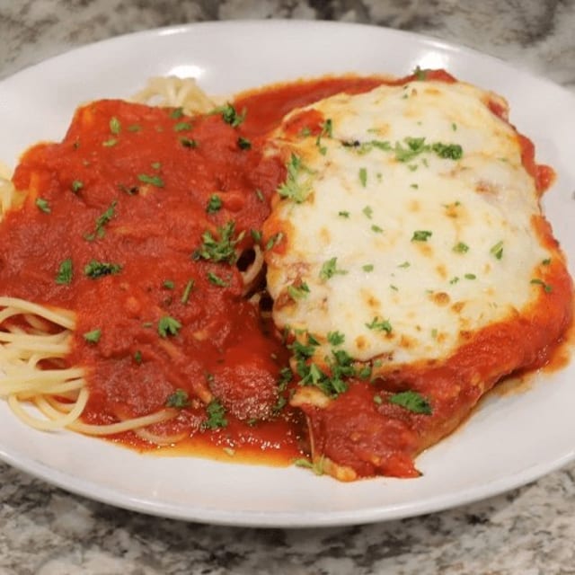 Eggplant Parmigiana.