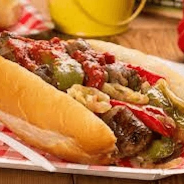 Sausage and Peppers Hero.